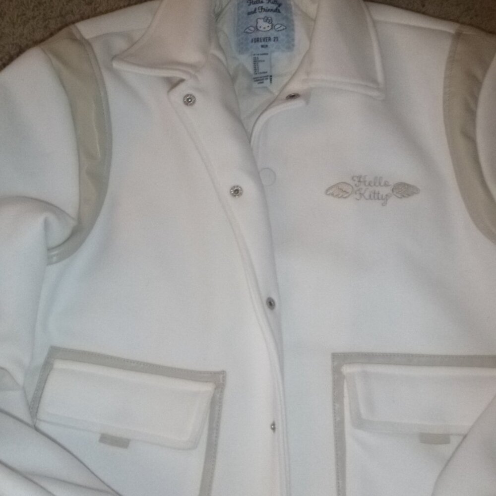 Hello Kitty varsity bomber jacket size L NWT - Picture 3 of 13
